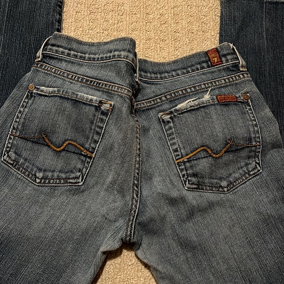 Seven brand blue jeans. Bootcut. Size 29 - Picture 3 of 3